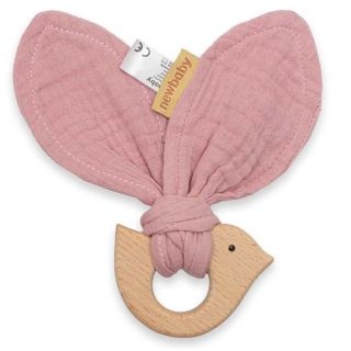 Kousátka s mušelínovou plenou jsou ideální když se miminku prořezávají zoubky.👶🏻 Kousátka jsou vyrobena z bukového dřeva a...